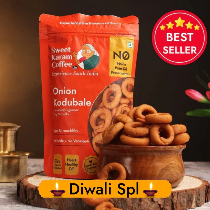 Onion Kodubale (Ring Murukku)  - Free Shipping Across India