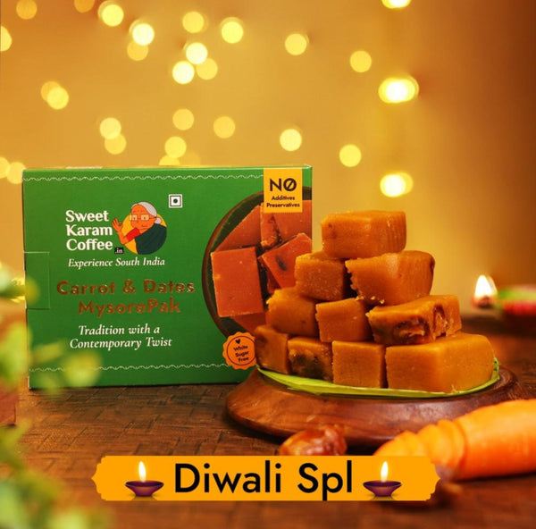 Carrot & Dates Mysore Pak  - Free Shipping Across India