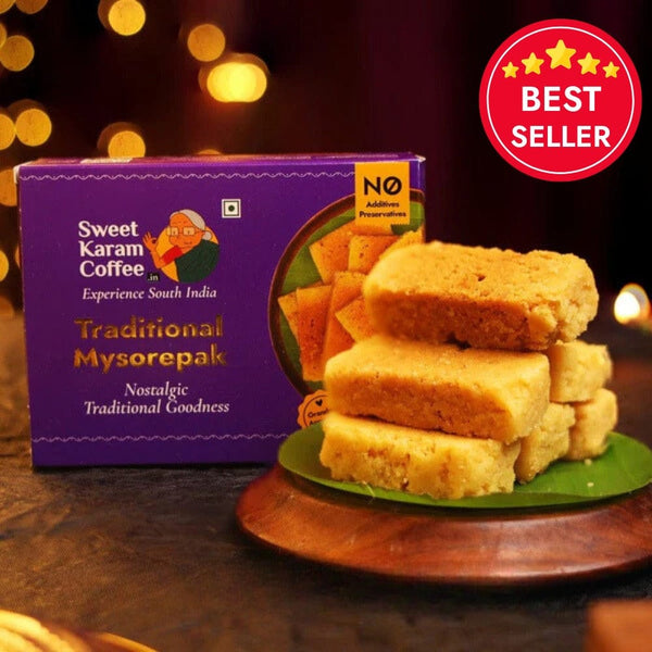 Traditional Mysore Pak (Crisp)  - Free Shipping Across India