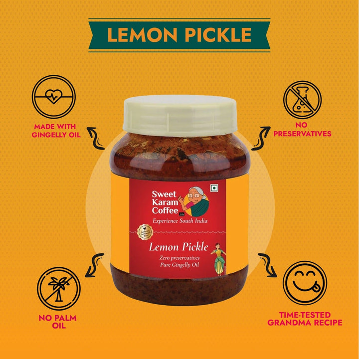 Lemon Pickle  - Free Shipping Across India