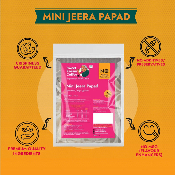 Jeera Papad  - Free Shipping Across India