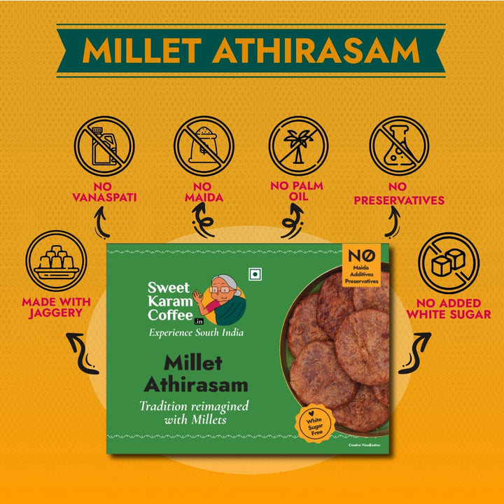 Athirasam (White Sugar Free)  - Free Shipping Across India