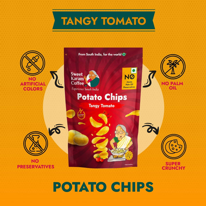 Potato Chips - Tangy Tomato  - Free Shipping Across India