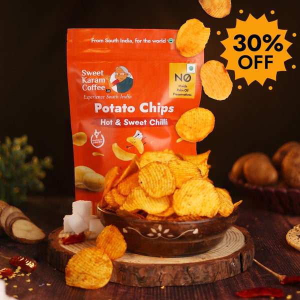 Potato Chips - Hot & Sweet Chilli  - Free Shipping Across India