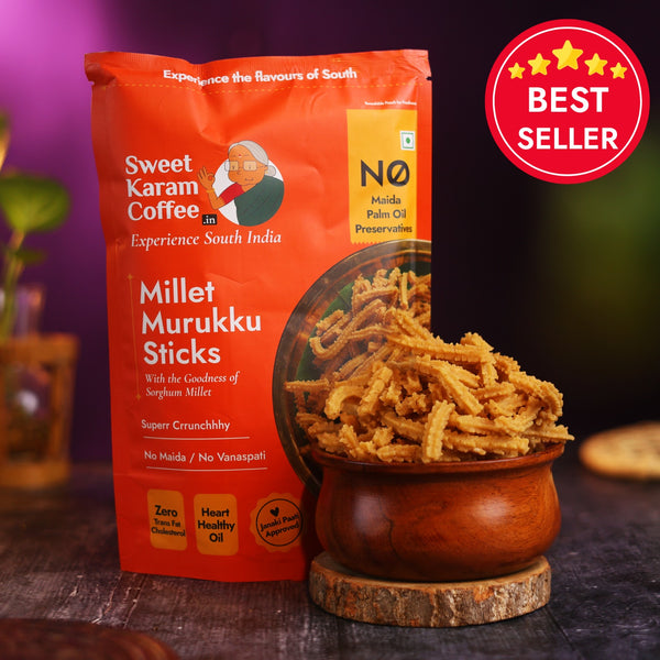 Millet Murukku Sticks  - Free Shipping Across India