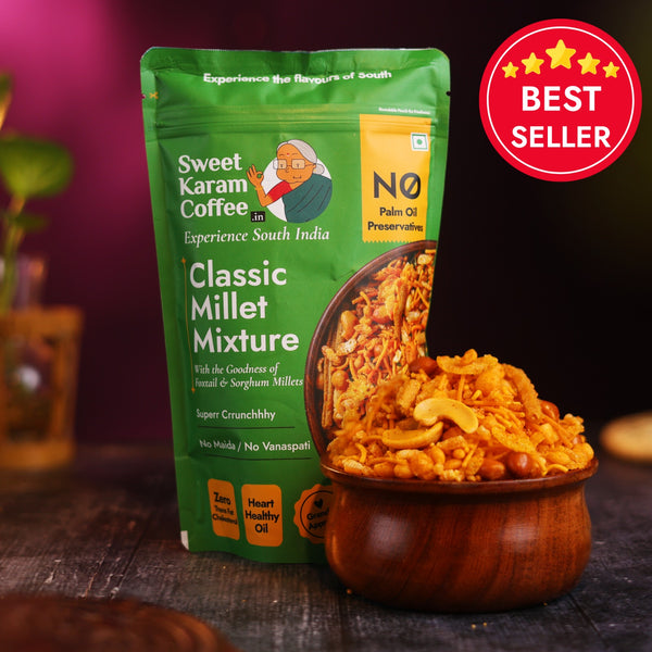 Classic Millet Mixture (Foxtail and Great Millet Sev Mix)  - Free Shipping Across India