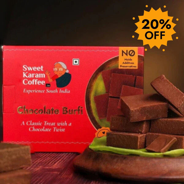 Chocolate Burfi  - Free Shipping Across India