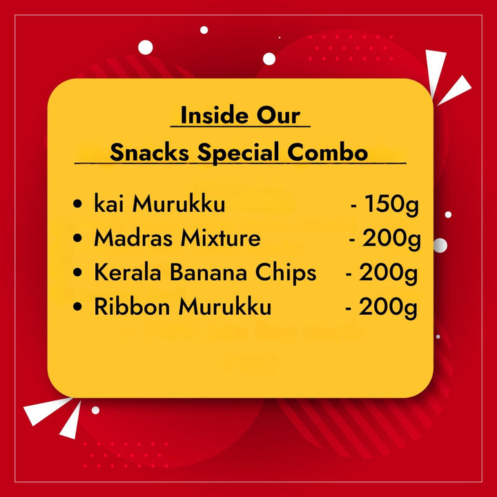 Snacks Special Combo  - Free Shipping Across India