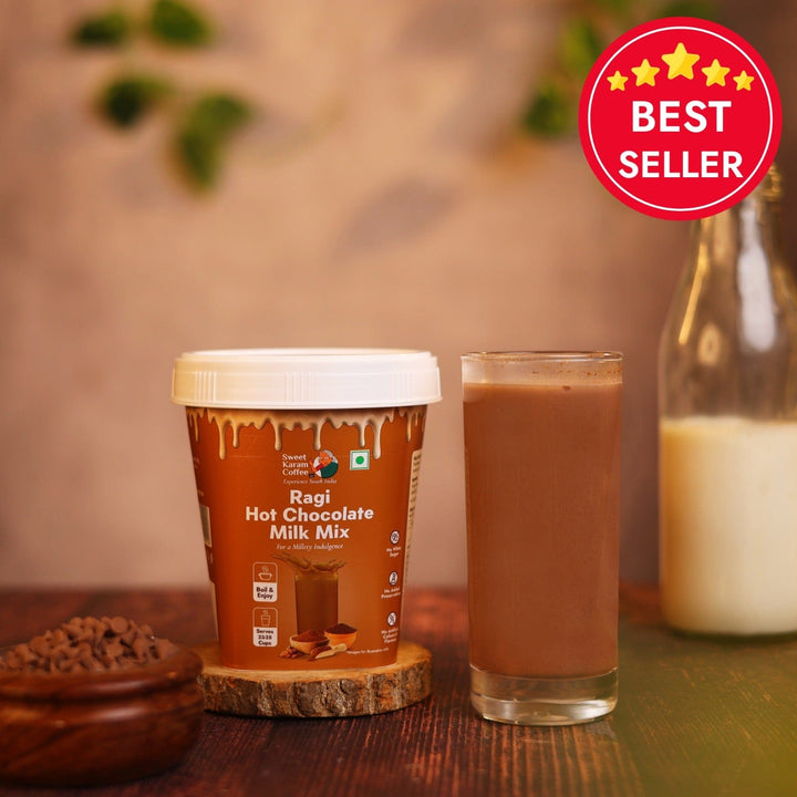 Ragi Hot Chocolate Milk Mix  - Free Shipping Across India