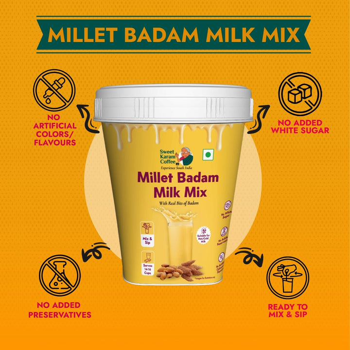 Millet Badam Milk Mix  - Free Shipping Across India