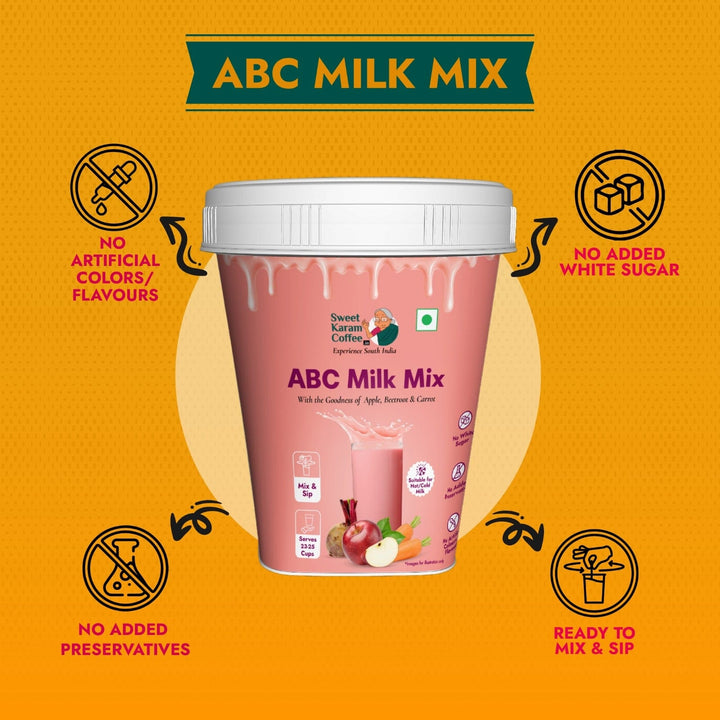 ABC (Apple, Beetroot, Carrot) Milk Mix  - Free Shipping Across India