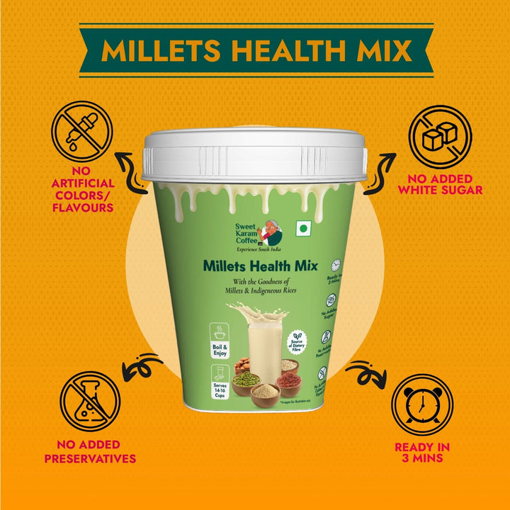 Millets Health Milk Mix (Kanji Maavu)  - Free Shipping Across India