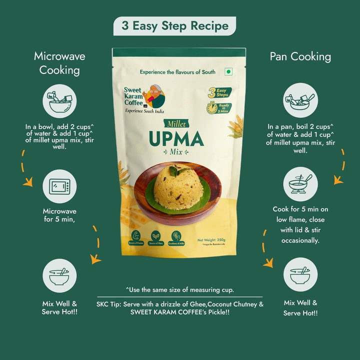 5 Minutes Upma Mix  - Free Shipping Across India