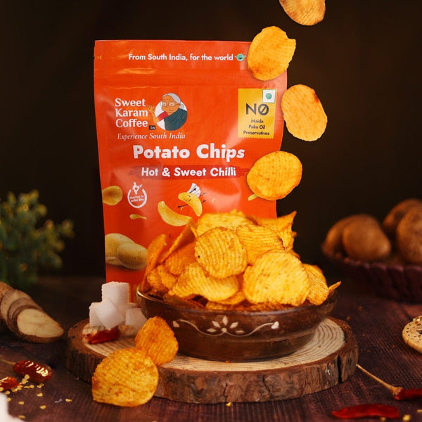 Potato Chips - Hot & Sweet Chilli  - Free Shipping Across India