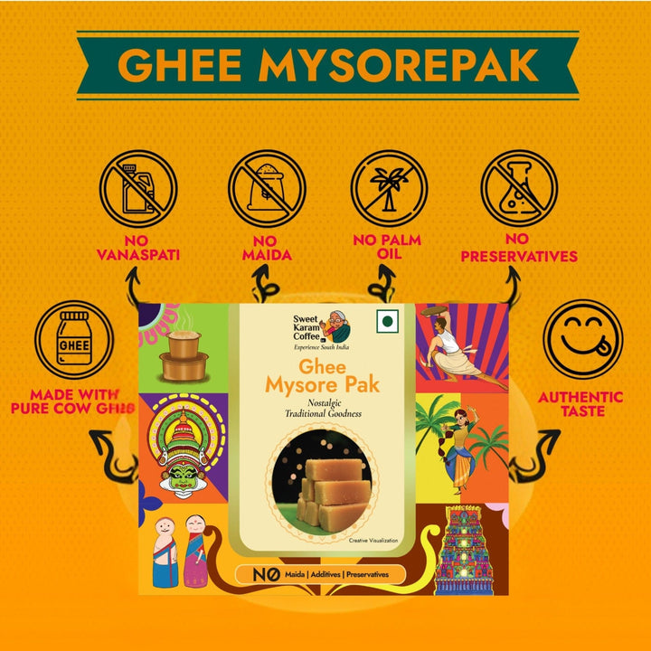 Ghee Mysorepak (Soft)  - Free Shipping Across India