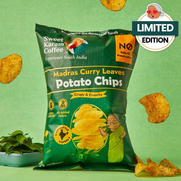 Potato Chips - Madras Curry Leaves