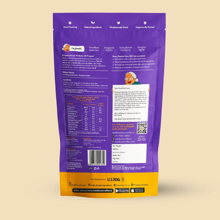 Ribbon Pakoda (Ribbon Murukku) - Sweet Karam Coffee