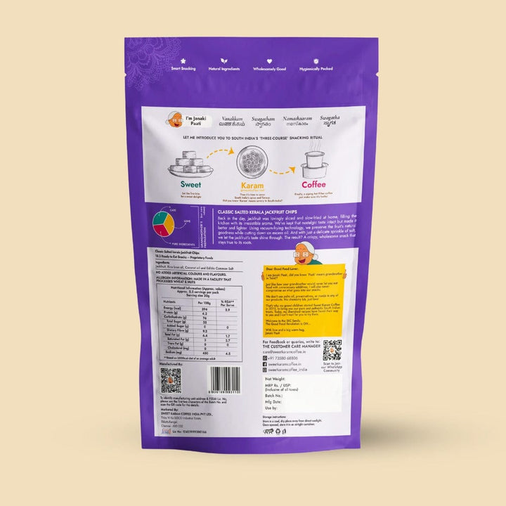Kerala Jackfruit Chips - Sweet Karam Coffee