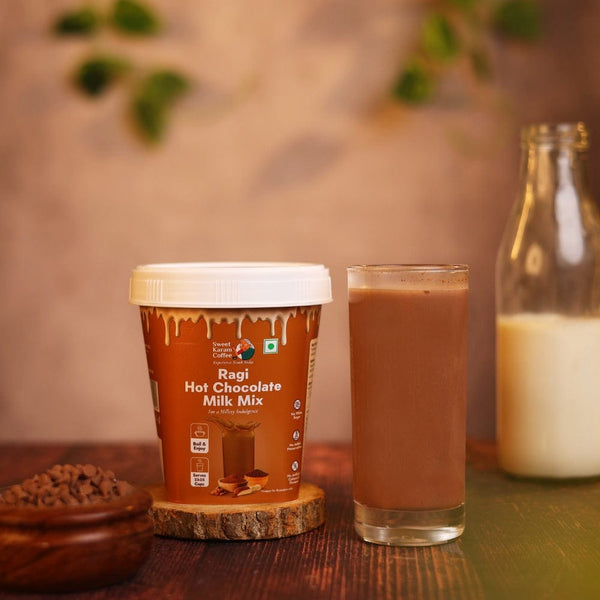 Ragi Hot Chocolate Milk Mix  - Free Shipping Across India