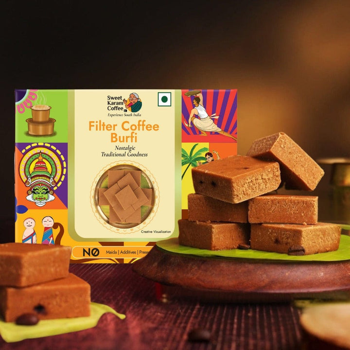 Filter Coffee Burfi - Sweet Karam Coffee