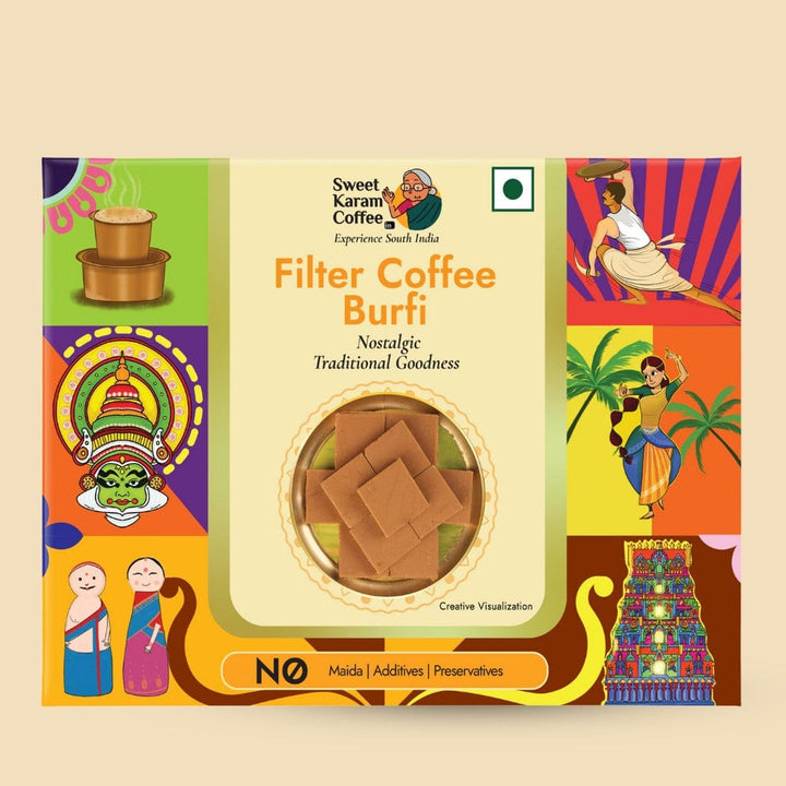 Filter Coffee Burfi - Sweet Karam Coffee