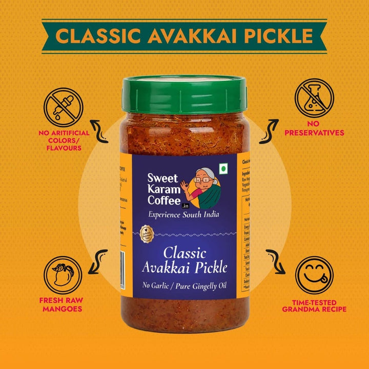 Classic Avakkai Pickle - Sweet Karam Coffee