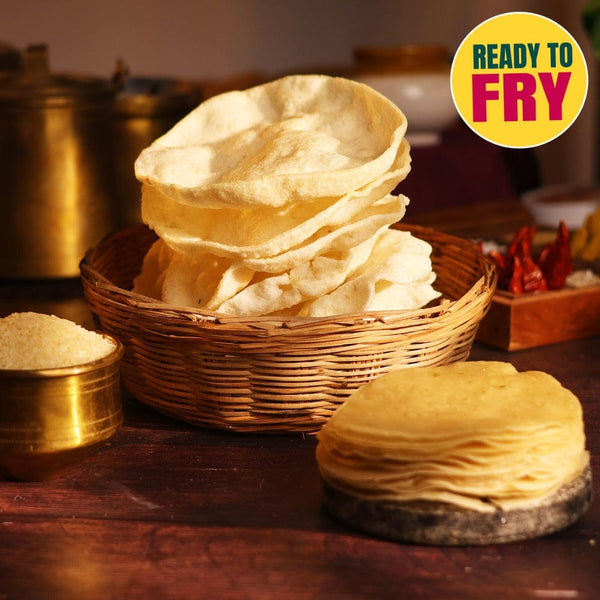 Rice Appalam (Rice Papad) - Sweet Karam Coffee