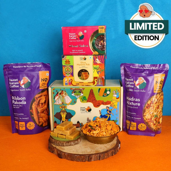 Traditional Indulgence Gift Box - Sweet Karam Coffee