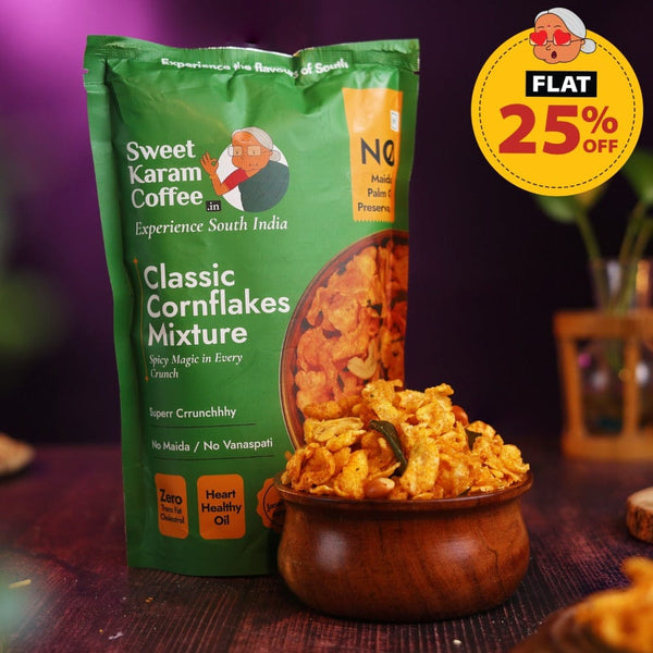 Cornflakes Mixture - Spicy - Sweet Karam Coffee