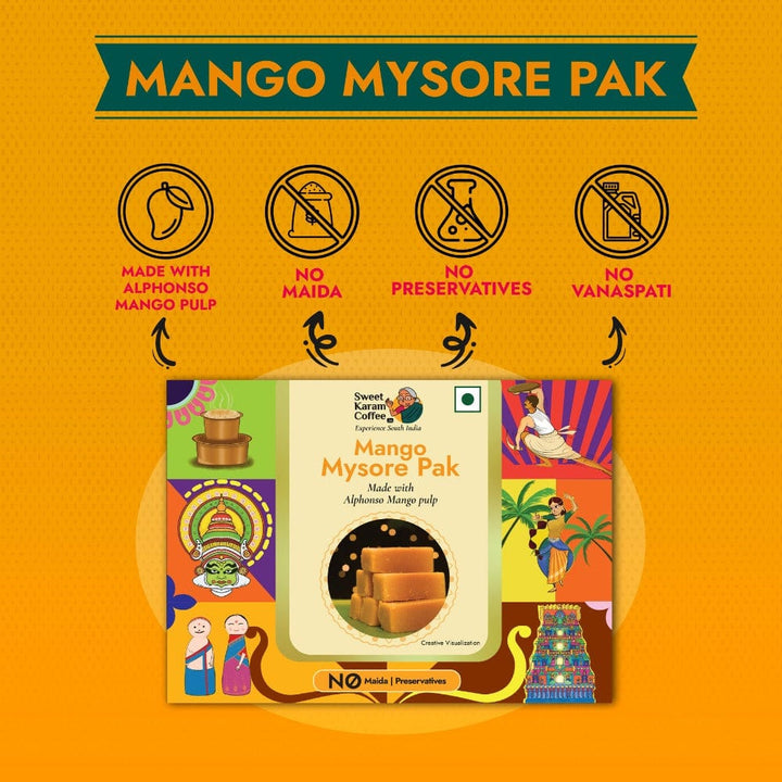 Mango Mysorepak - Sweet Karam Coffee