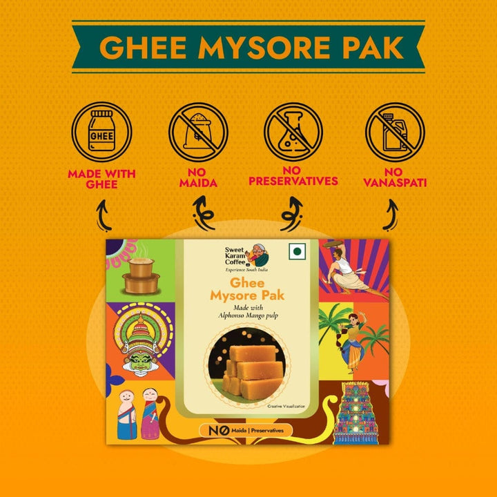 Ghee Mysorepak (Soft)  - Free Shipping Across India