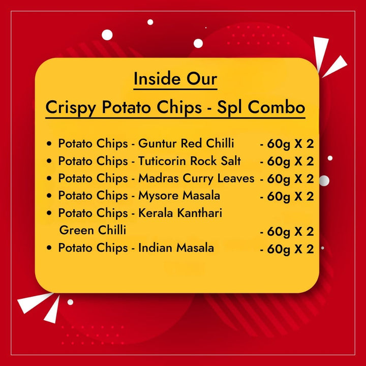 Crispy Potato Chips Combo - Sweet Karam Coffee