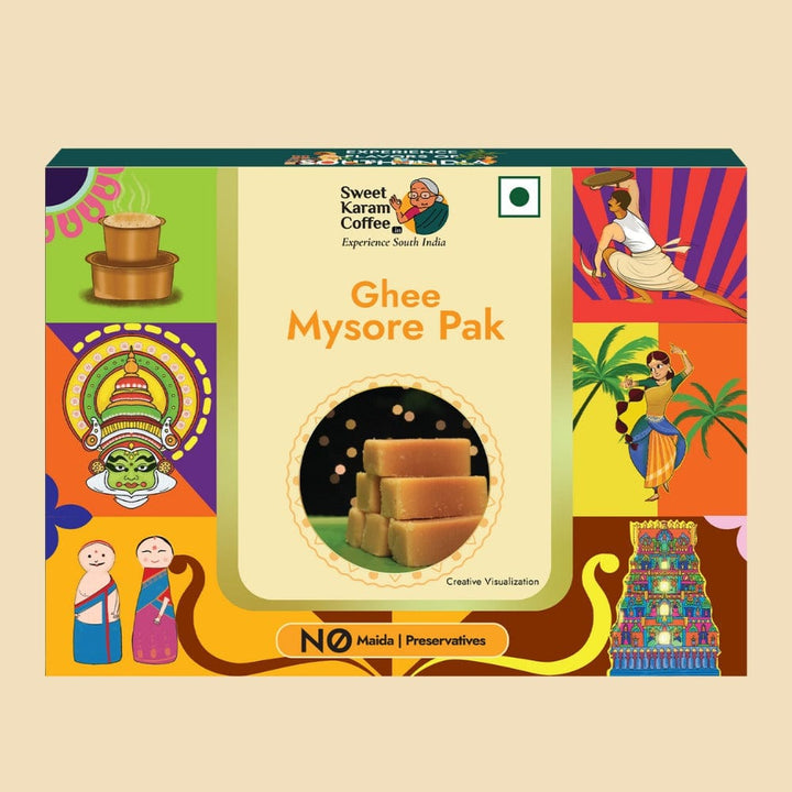 Ghee Mysorepak (Soft) - Sweet Karam Coffee