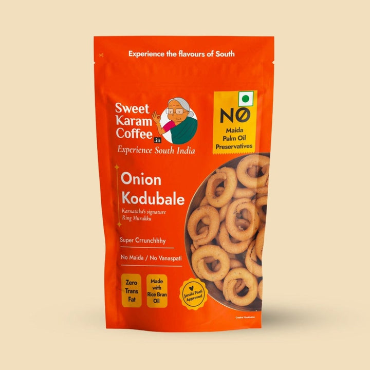 Onion Kodubale (Ring Murukku) - Sweet Karam Coffee