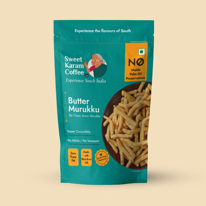 Butter Murukku (Benne Murukku) - Sweet Karam Coffee