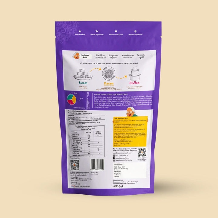Kerala Jackfruit Chips - Sweet Karam Coffee
