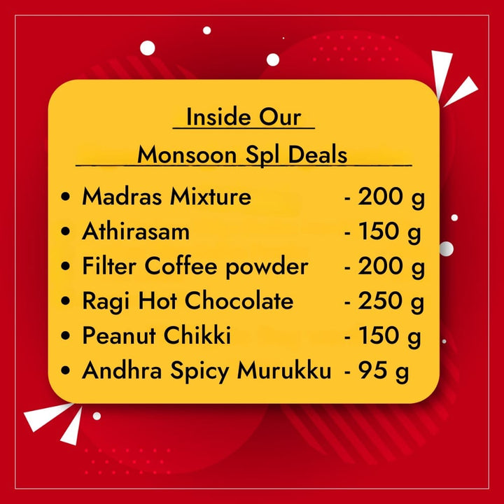 Monsoon Spl Deals - Sweet Karam Coffee