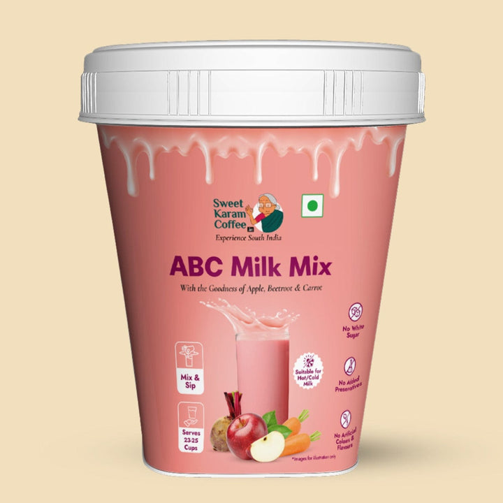 ABC (Apple, Beetroot, Carrot) Milk Mix - Sweet Karam Coffee