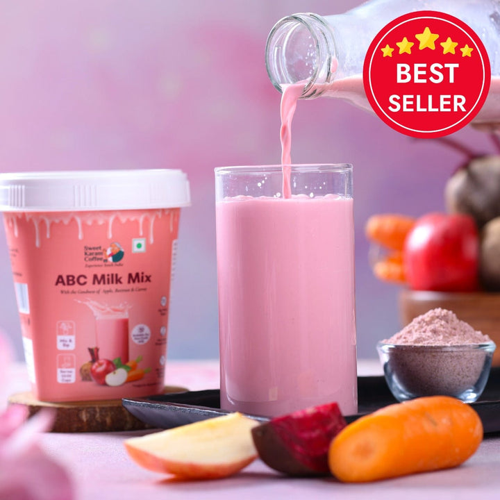 ABC (Apple, Beetroot, Carrot) Milk Mix - Sweet Karam Coffee