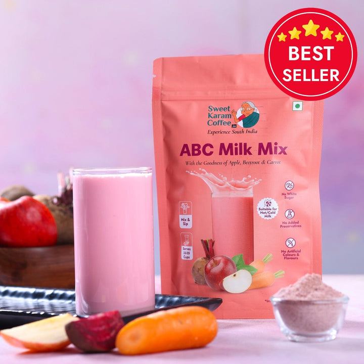 ABC (Apple, Beetroot, Carrot) Milk Mix - Sweet Karam Coffee