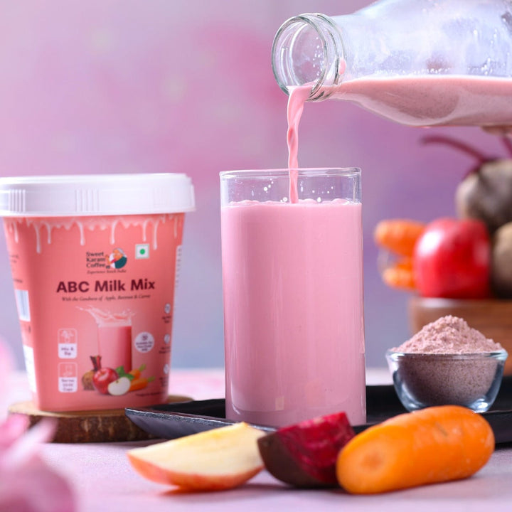 ABC (Apple, Beetroot, Carrot) Milk Mix - Sweet Karam Coffee