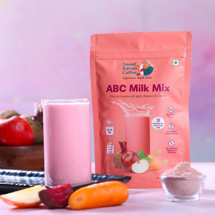 ABC (Apple, Beetroot, Carrot) Milk Mix - Sweet Karam Coffee