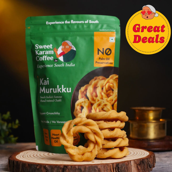 Kai Murukku (Chakli) - Sweet Karam Coffee