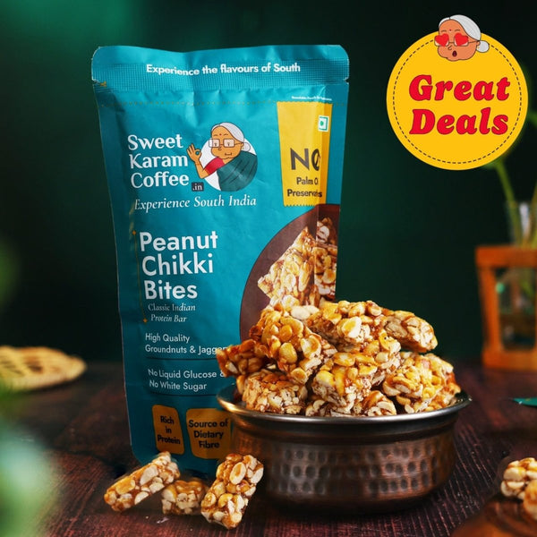 Peanut Chikki - Sweet Karam Coffee