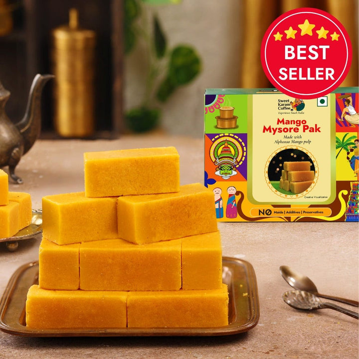 Mango Mysorepak - Sweet Karam Coffee