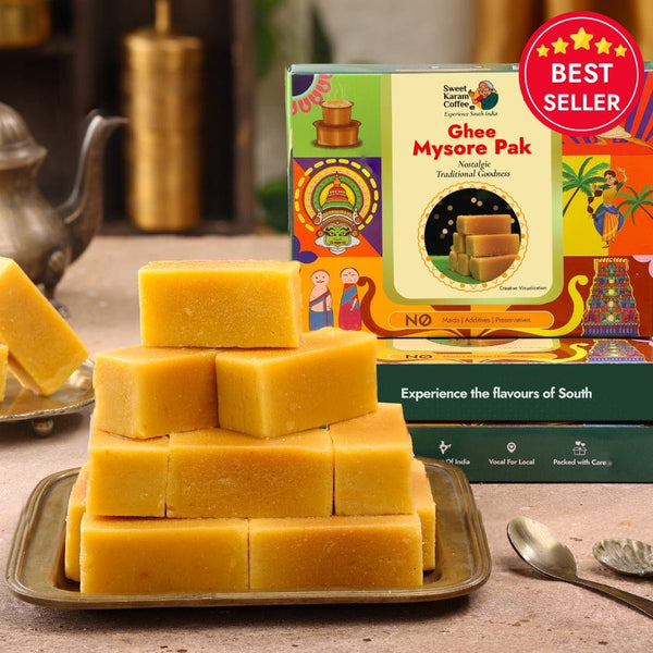 Ghee Mysorepak (Soft) - Sweet Karam Coffee
