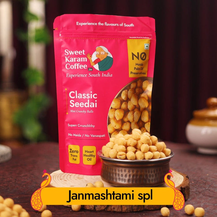 Classic Seedai (Mini Crunchy Balls)  - Free Shipping Across India