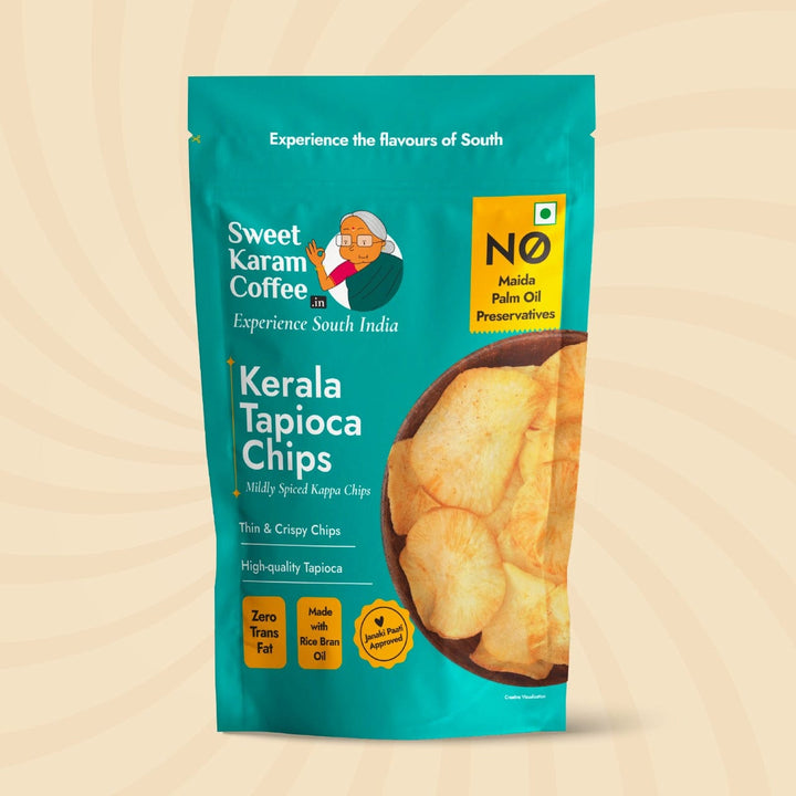 Kerala Tapioca (Kappa) Chips  - Free Shipping Across India
