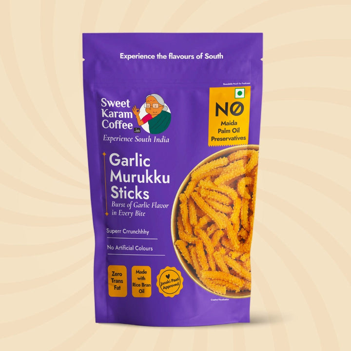 Garlic Murukku Sticks  - Free Shipping Across India