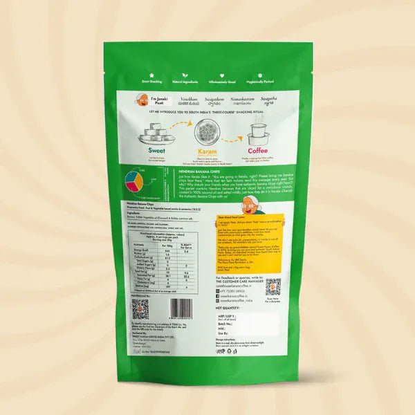 Filter Coffee Powder + Banana Chips - Sweet Karam Coffee
